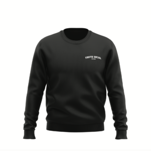 Truth Social Varsity-Style Crewneck Sweatshirt - Black