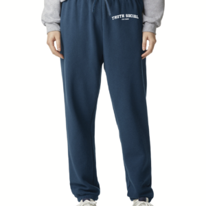 Truth Social Varsity-Style Sweatpants - Blue
